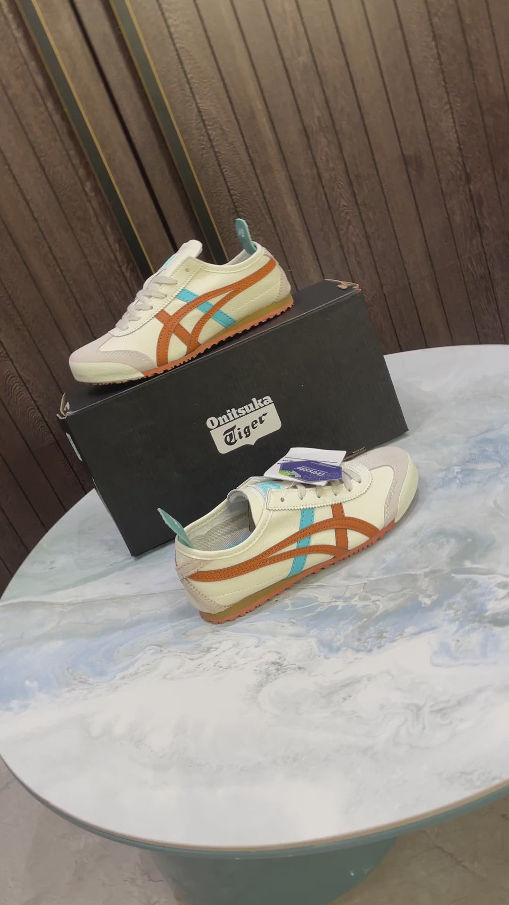 Onitsuka Tiger Mexico 66 Cream Piquant Orange