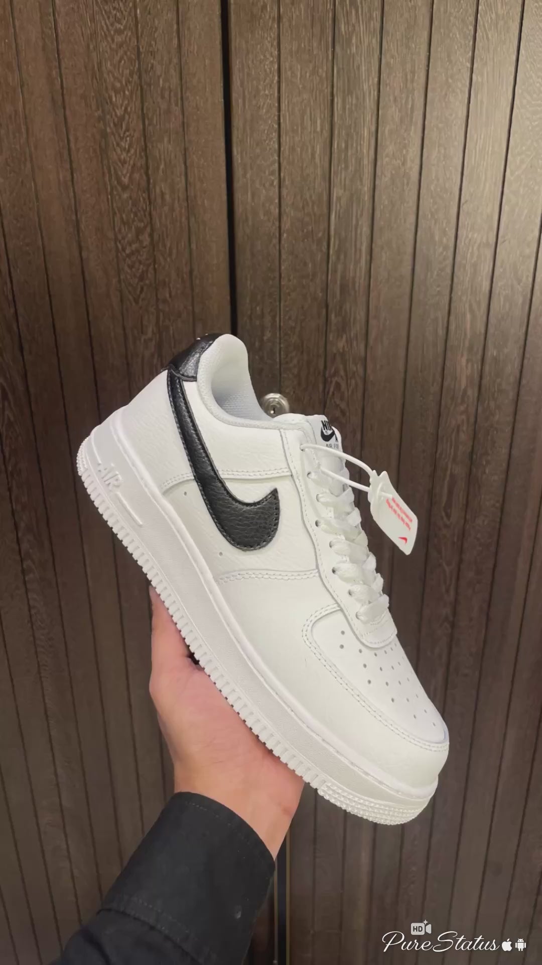 Nike Air Force 1 '07 Black Swoosh